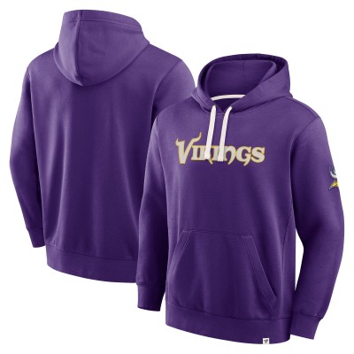 Minnesota Vikings Fanatics Purple New Horizons Heritage Pullover Hoodie