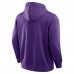 Minnesota Vikings Fanatics Purple New Horizons Heritage Pullover Hoodie