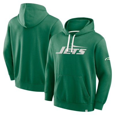New York Jets Fanatics Kelly Green New Horizons Heritage Pullover Hoodie
