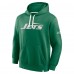 New York Jets Fanatics Kelly Green New Horizons Heritage Pullover Hoodie