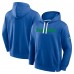 Seattle Seahawks Fanatics Royal New Horizons Heritage Pullover Hoodie
