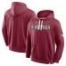 Arizona Cardinals Fanatics Cardinal New Horizons Heritage Pullover Hoodie