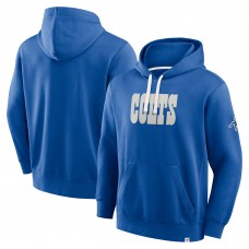 Indianapolis Colts Fanatics Royal New Horizons Heritage Pullover Hoodie