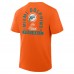 Miami Dolphins Fanatics Orange Fluid Motion Legacy T-Shirt