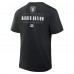 Las Vegas Raiders Fanatics Black Passing Pocket Legacy T-Shirt