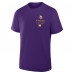 Minnesota Vikings Fanatics Purple Passing Pocket Legacy T-Shirt