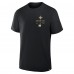 Футболка New Orleans Saints Fanatics Black Passing Pocket Legacy