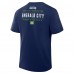 Seattle Seahawks Fanatics College Navy Passing Pocket Legacy T-Shirt