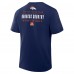 Футболка Denver Broncos Fanatics Navy Passing Pocket Legacy