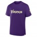 Minnesota Vikings Fanatics Purple Elevated Classic Legacy T-Shirt
