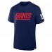 New York Giants Fanatics Navy Elevated Classic Legacy T-Shirt