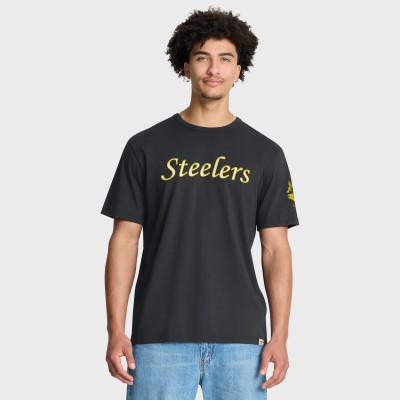 Pittsburgh Steelers Fanatics Black Elevated Classic Legacy T-Shirt