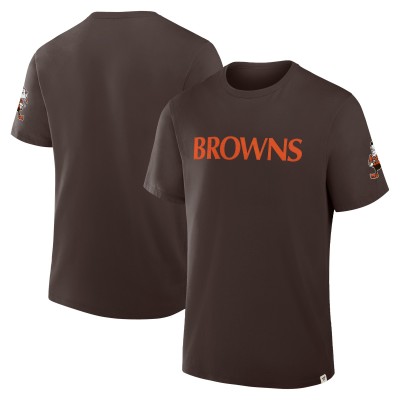 Футболка Cleveland Browns Fanatics Brown Elevated Classic Legacy