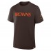 Футболка Cleveland Browns Fanatics Brown Elevated Classic Legacy