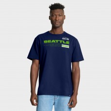 Seattle Seahawks Fanatics College Navy Chop Block Legacy T-Shirt