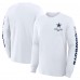 Футболка с длинным рукавом Dallas Cowboys Fanatics White Clock Management Legacy