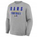 Los Angeles Rams Fanatics Powerful Throw Legacy Pullover Sweatshirt - Heather Gray