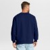 New England Patriots Fanatics Navy Powerful Throw Legacy Pullover Sweatshirt