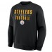 Кофта Pittsburgh Steelers Fanatics Black Powerful Throw Legacy