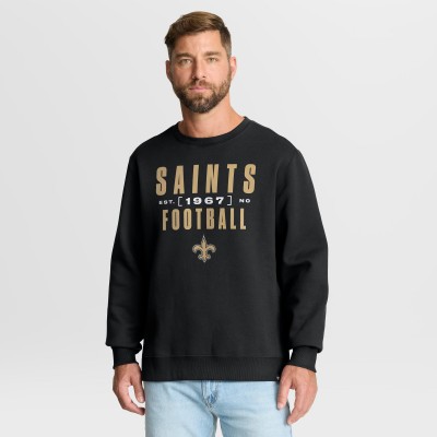 Кофта New Orleans Saints Fanatics Black Powerful Throw Legacy