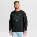 New York Jets Fanatics Black Powerful Throw Legacy Pullover Sweatshirt