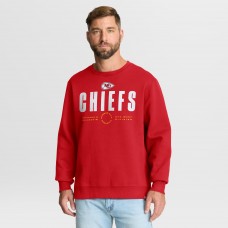 Kansas City Chiefs Fanatics Red Direct Handoff Legacy Pullover Sweatshirt