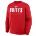 Kansas City Chiefs Fanatics Red Direct Handoff Legacy Pullover Sweatshirt