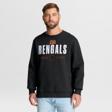 Cincinnati Bengals Fanatics Black Direct Handoff Legacy Pullover Sweatshirt