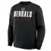 Cincinnati Bengals Fanatics Black Direct Handoff Legacy Pullover Sweatshirt