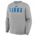 Кофта Detroit Lions Fanatics Heather Gray Direct Handoff Legacy