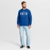 Indianapolis Colts Fanatics Royal Direct Handoff Legacy Pullover Sweatshirt