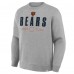 Кофта Chicago Bears Fanatics Heather Gray Direct Handoff Legacy