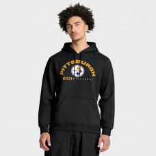 Pittsburgh Steelers Fanatics Black Delay of Game Legacy Pullover Hoodie