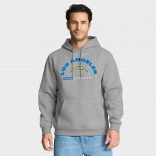 Los Angeles Chargers Fanatics Heather Gray Delay of Game Legacy Pullover Hoodie