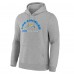 Los Angeles Chargers Fanatics Heather Gray Delay of Game Legacy Pullover Hoodie