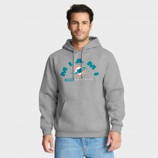Miami Dolphins Fanatics Heather Gray Delay of Game Legacy Pullover Hoodie Miami Dolphins Fanatics Heather Gray Delay of Game Legacy Pullover Hoodie