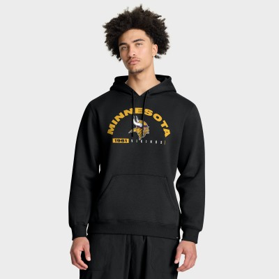 Minnesota Vikings Fanatics Black Delay of Game Legacy Pullover Hoodie