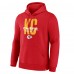 Kansas City Chiefs Fanatics Red Right Tackle Legacy Pullover Hoodie