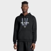 Las Vegas Raiders Fanatics Black Right Tackle Legacy Pullover Hoodie