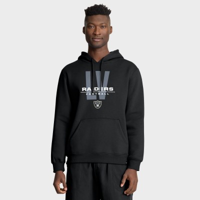 Las Vegas Raiders Fanatics Black Right Tackle Legacy Pullover Hoodie