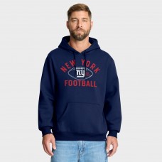 New York Giants Fanatics Navy Fumblerooski Legacy Pullover Hoodie