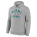 Miami Dolphins Fanatics Heather Gray Fumblerooski Legacy Pullover Hoodie