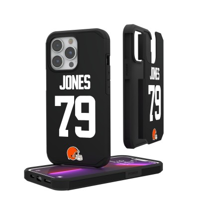 Cleveland Browns Dawand Jones Keyscaper iPhone Rugged Case