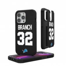 Detroit Lions Brian Branch Keyscaper iPhone Rugged Case