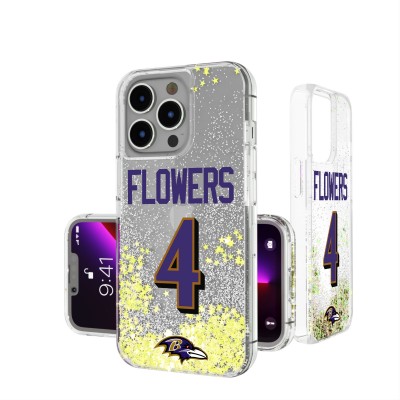 Baltimore Ravens Zay Flowers Keyscaper iPhone Glitter Phone Case