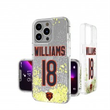 Chicago Bears Caleb Williams Keyscaper iPhone Glitter Phone Case