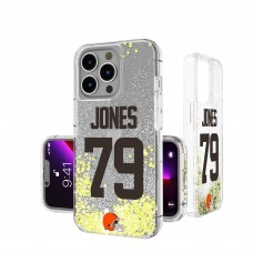 Cleveland Browns Dawand Jones Keyscaper iPhone Glitter Phone Case
