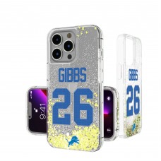 Detroit Lions Jahmyr Gibbs Keyscaper iPhone Glitter Phone Case