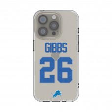 Detroit Lions Jahmyr Gibbs Keyscaper iPhone Clear Case