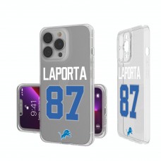 Detroit Lions Sam LaPorta Keyscaper iPhone Clear Case